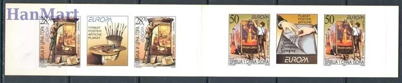 Znaczek Serbia i Czarnogóra 2003 Mi mh 3114-3115 Czyste **