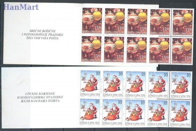 Znaczek Serbia i Czarnogóra 2003 Mi mh 3156-3157 Czyste **