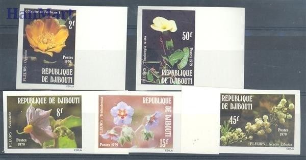 Znaczek Dżibuti 1979 Mi 253-257B Czyste **