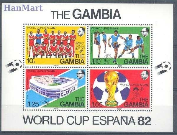 Znaczek Gambia 1982 Mi bl 6 Czyste **