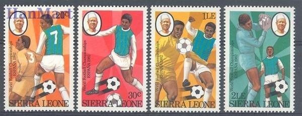 Znaczek Sierra Leone 1982 Mi 674-677 Czyste **