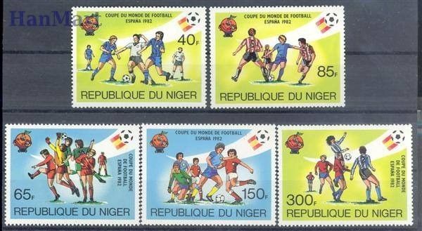 Znaczek Niger 1981 Mi 767-771 Czyste **