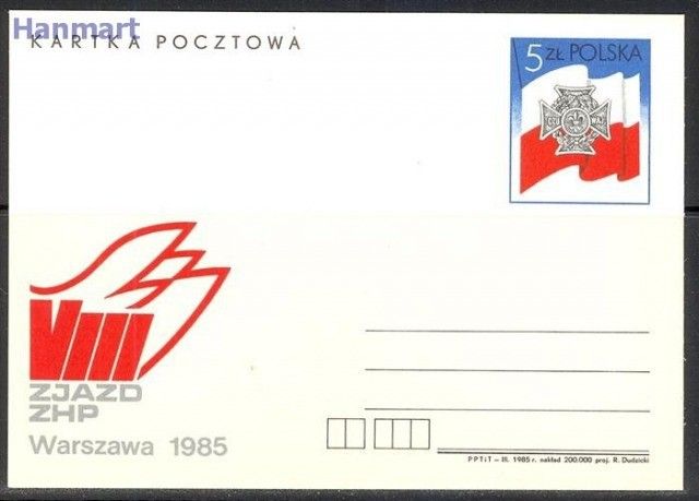 Znaczek Polska 1985 Fi Cp 899 Całostka pocztowa