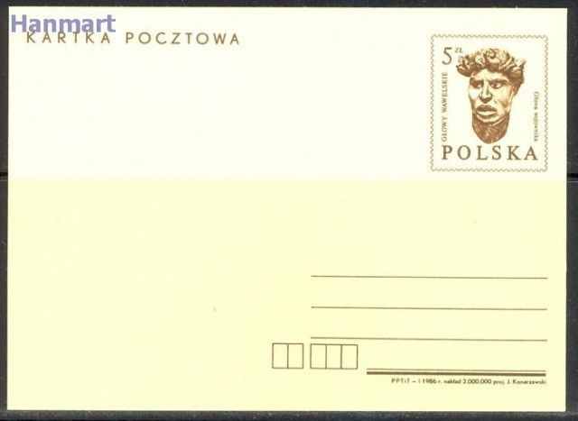 Znaczek Polska 1986 Fi Cp 919 Całostka pocztowa