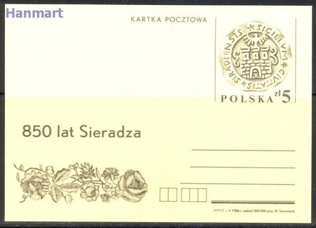 Znaczek Polska 1986 Fi Cp 926 Całostka pocztowa