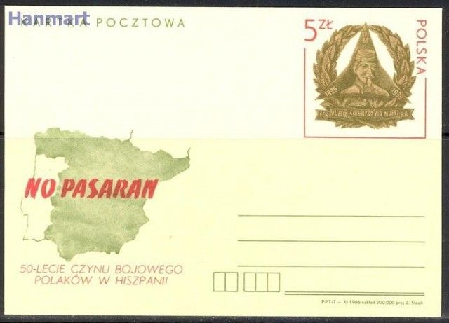 Znaczek Polska 1986 Fi Cp 940 Całostka pocztowa