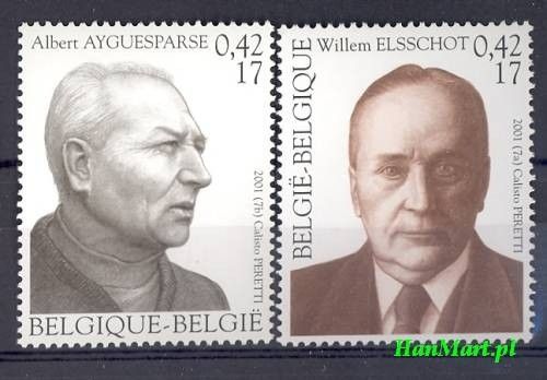 Znaczek Belgia 2001 Mi 3040-3041 Czyste **