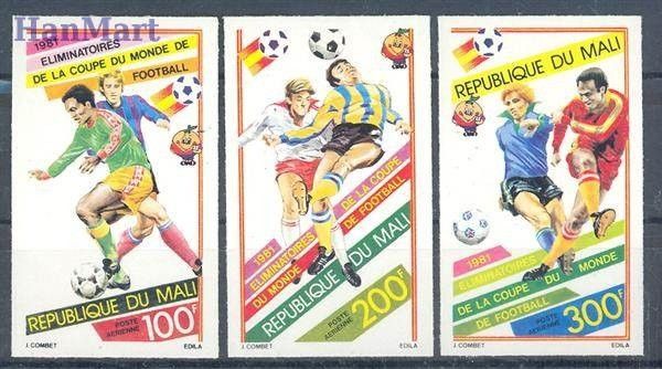 Znaczek Mali 1981 Mi 833-835B Czyste **