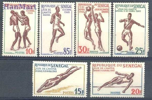 Znaczek Senegal 1963 Mi 258-263 Czyste **