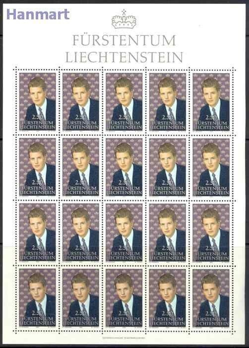 Znaczek Liechtenstein 1992 Mi ark 1053 Czyste **