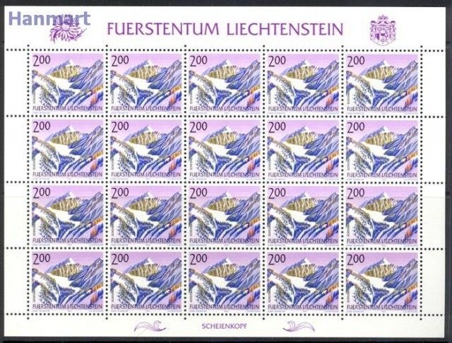 Znaczek Liechtenstein 1993 Mi ark 1059 Czyste **