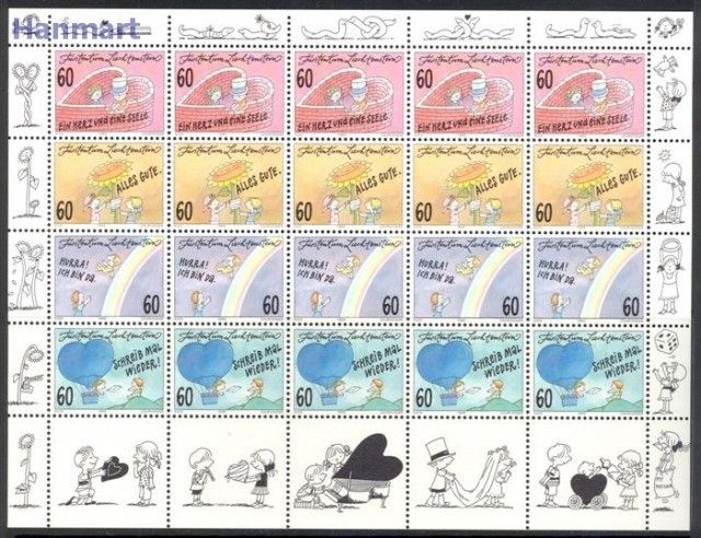 Znaczek Liechtenstein 1995 Mi ark 1111-1114 Czyste **