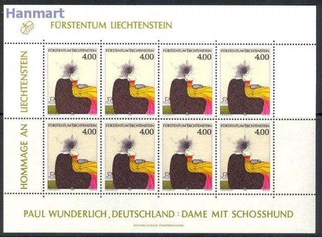 Znaczek Liechtenstein 1995 Mi ark 1123 Czyste **