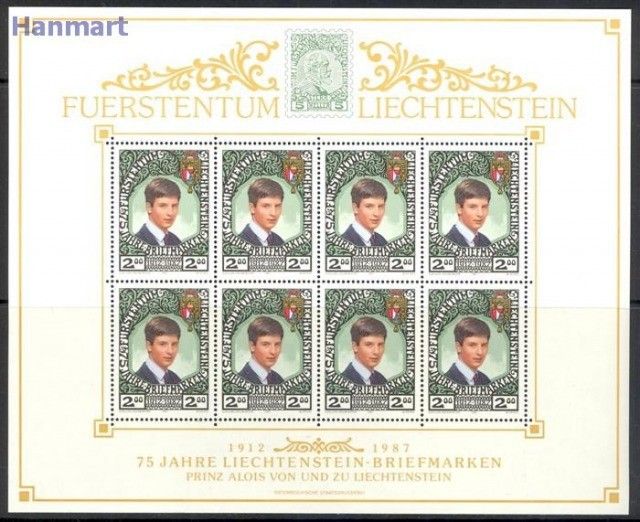 Znaczek Liechtenstein 1987 Mi ark 921 Czyste **