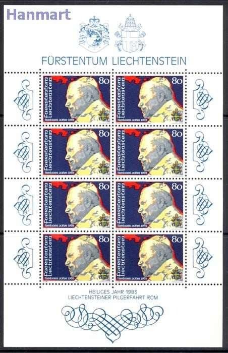 Znaczek Liechtenstein 1983 Mi ark 830 Czyste **