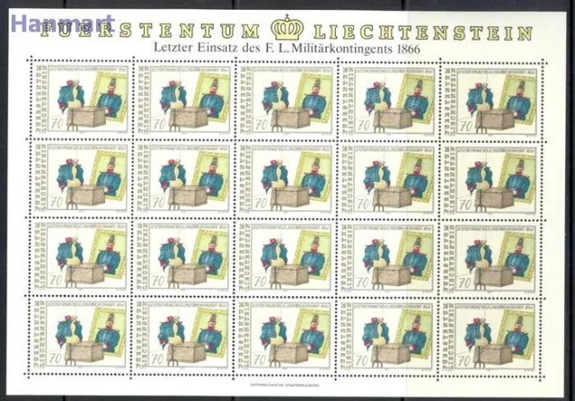 Znaczek Liechtenstein 1991 Mi ark 1020-1022 Czyste **