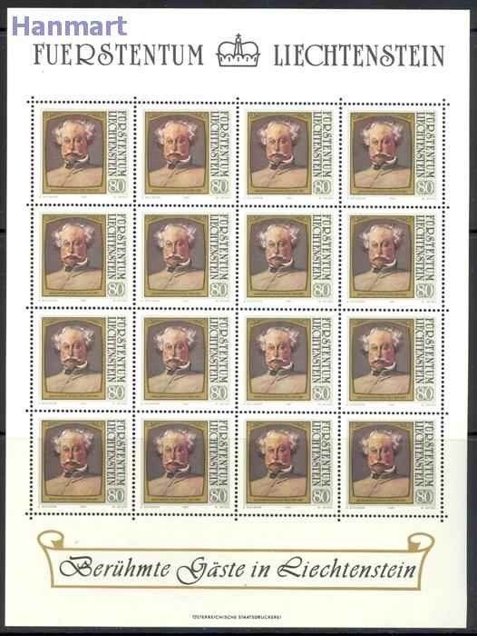 Znaczek Liechtenstein 1981 Mi ark 784-787 Czyste **