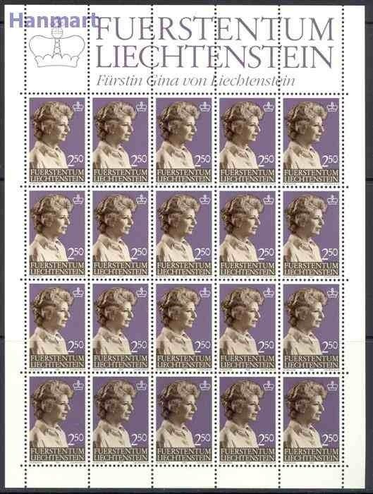 Znaczek Liechtenstein 1983 Mi ark 828-829 Czyste **