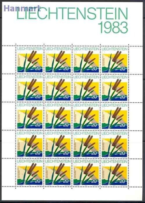 Znaczek Liechtenstein 1983 Mi ark 824-827 Czyste **