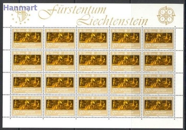 Znaczek Liechtenstein 1985 Mi ark 866-867 Czyste **