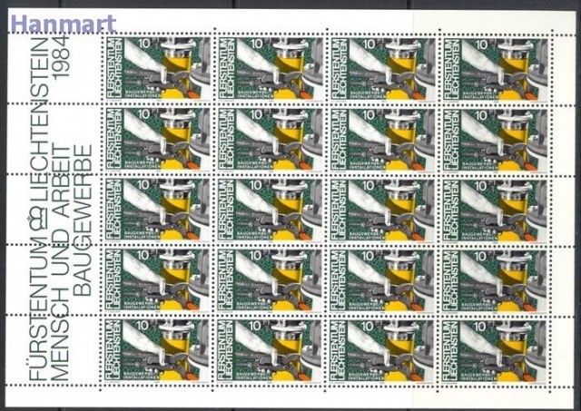 Znaczek Liechtenstein 1984 Mi ark 849-860 Czyste **