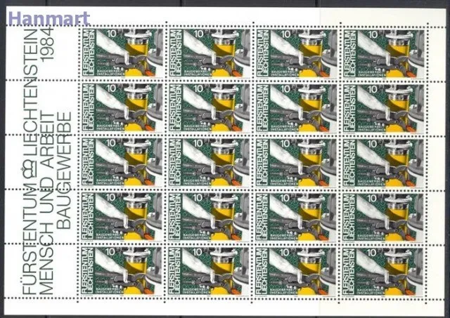 Znaczek Liechtenstein 1984 Mi ark 849-860 Czyste **