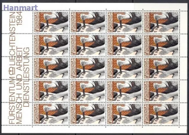 Znaczek Liechtenstein 1984 Mi ark 849-860 Czyste **