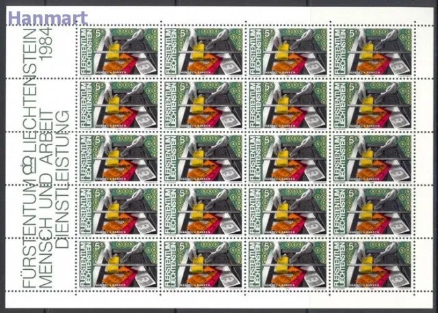 Znaczek Liechtenstein 1984 Mi ark 849-860 Czyste **