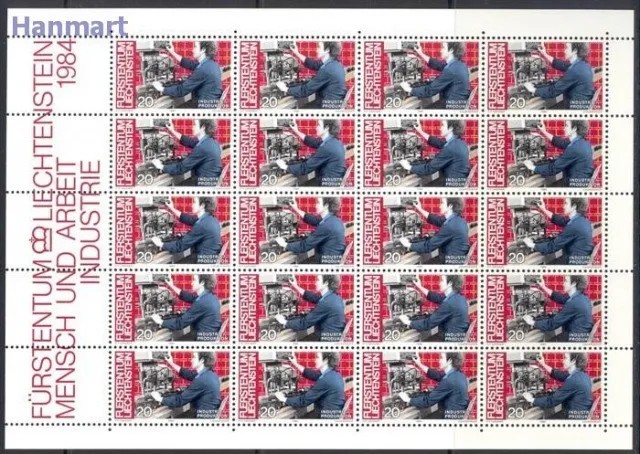 Znaczek Liechtenstein 1984 Mi ark 849-860 Czyste **