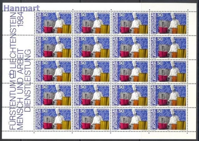 Znaczek Liechtenstein 1984 Mi ark 849-860 Czyste **