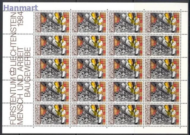 Znaczek Liechtenstein 1984 Mi ark 849-860 Czyste **