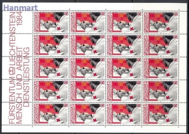 Znaczek Liechtenstein 1984 Mi ark 849-860 Czyste **