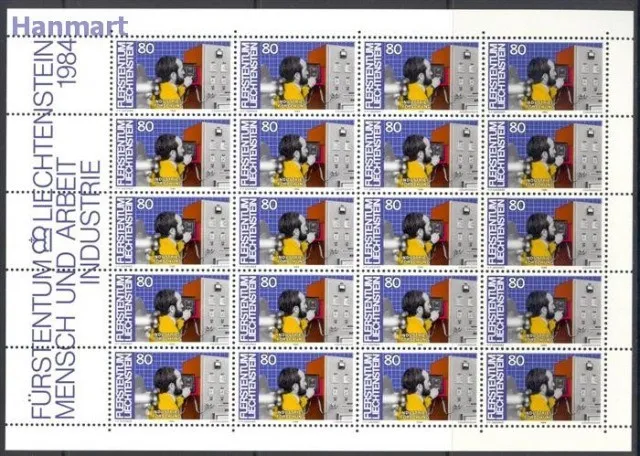 Znaczek Liechtenstein 1984 Mi ark 849-860 Czyste **