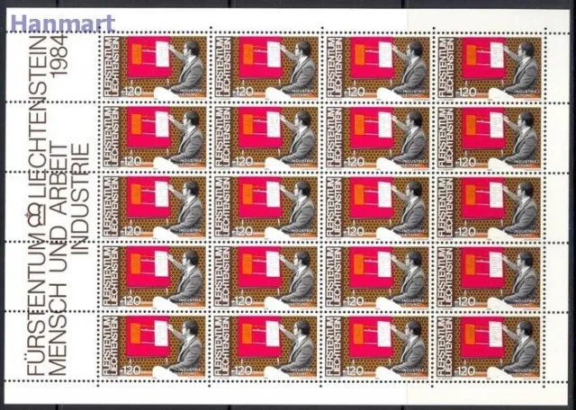 Znaczek Liechtenstein 1984 Mi ark 849-860 Czyste **