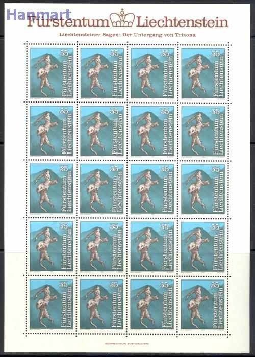 Znaczek Liechtenstein 1984 Mi ark 843-845 Czyste **