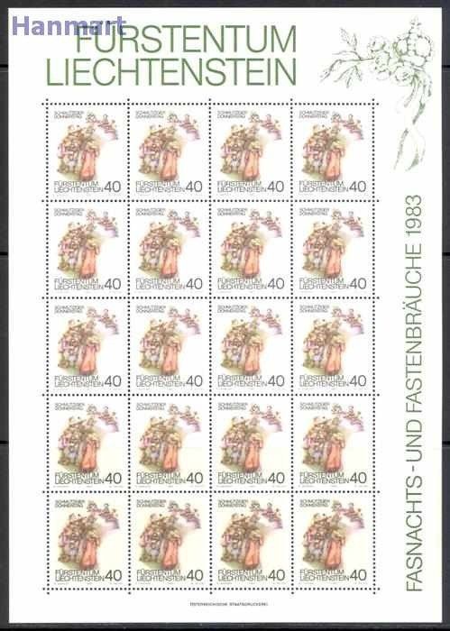 Liechtenstein 1983 Mi ark 818-820 Czyste **