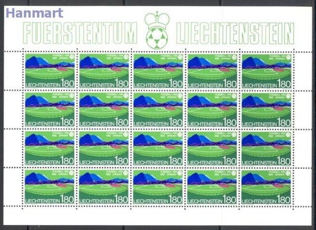 Znaczek Liechtenstein 1982 Mi ark 799-801 Czyste **