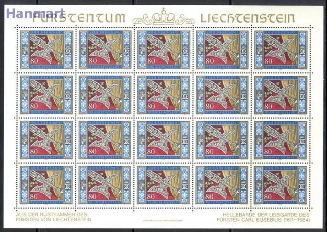 Znaczek Liechtenstein 1985 Mi ark 890-892 Czyste **