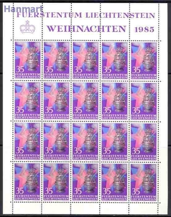 Znaczek Liechtenstein 1985 Mi ark 884-886 Czyste **