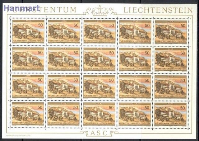 Znaczek Liechtenstein 1985 Mi ark 868-870 Czyste **