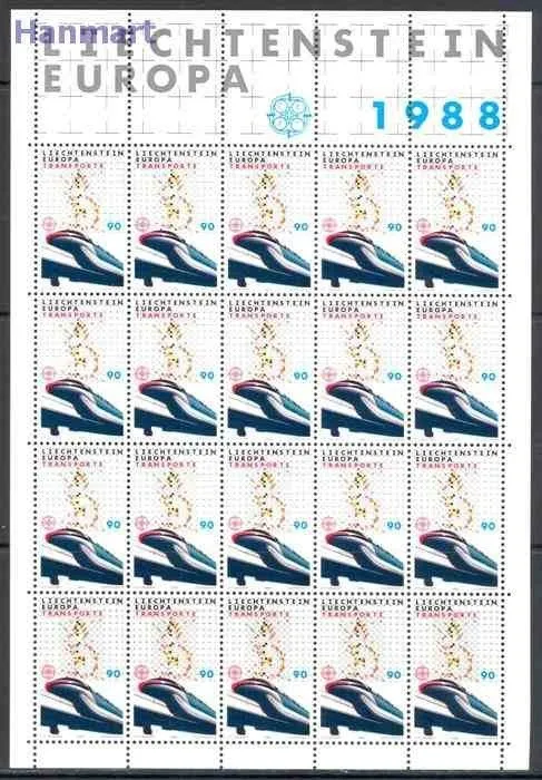Znaczek Liechtenstein 1988 Mi ark 937-938 Czyste **