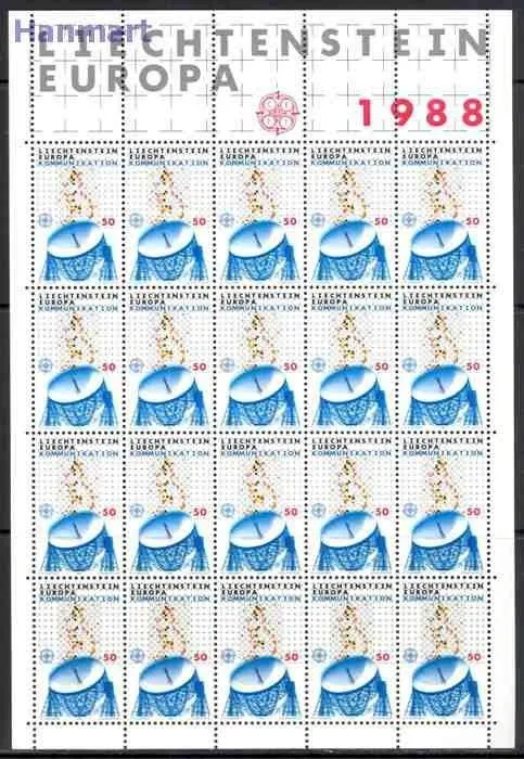Znaczek Liechtenstein 1988 Mi ark 937-938 Czyste **