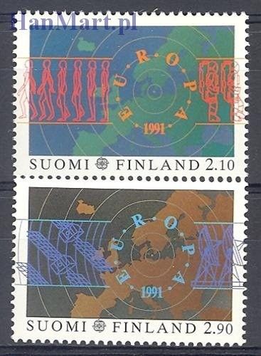 Znaczek Finlandia 1991 Mi 1144-1145 Czyste **