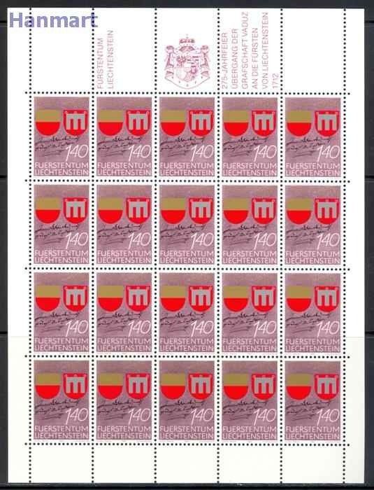 Znaczek Liechtenstein 1987 Mi ark 928-929 Czyste **