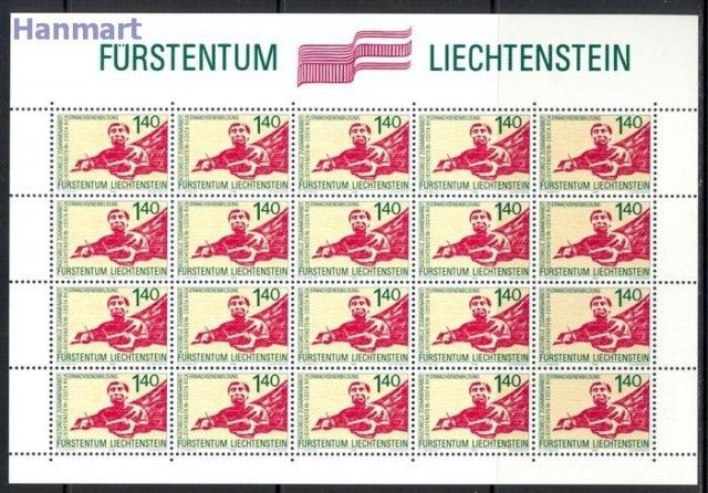 Znaczek Liechtenstein 1988 Mi ark 945-946 Czyste **