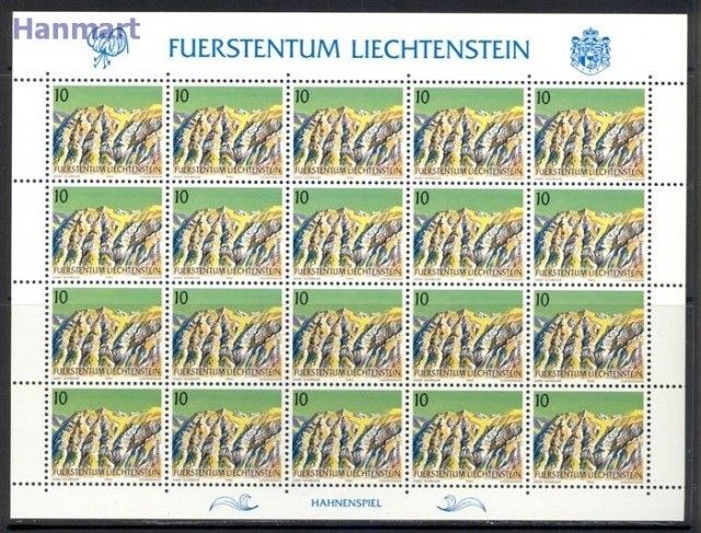 Znaczek Liechtenstein 1990 Mi ark 1000-1003 Czyste **