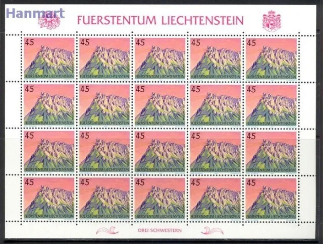 Znaczek Liechtenstein 1989 Mi ark 993-996 Czyste **