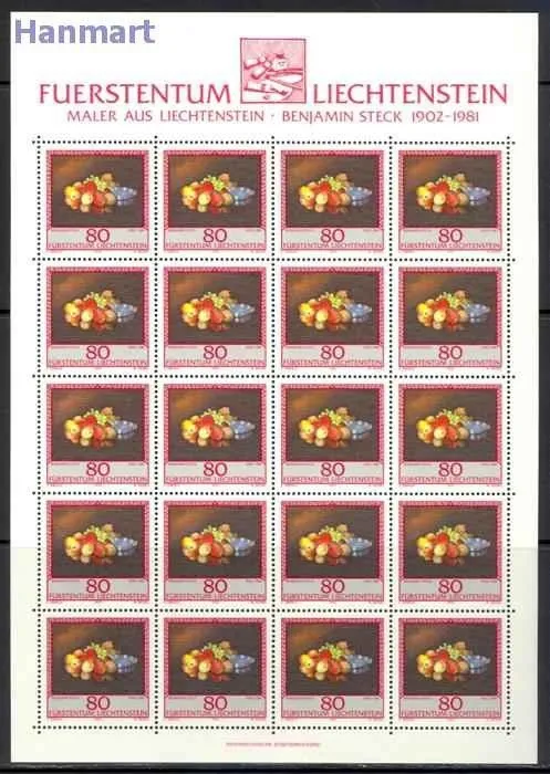 Znaczek Liechtenstein 1990 Mi ark 990-992 Czyste **