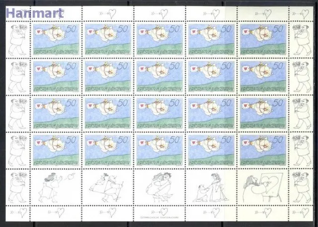 Znaczek Liechtenstein 1992 Mi ark 1041-1044 Czyste **