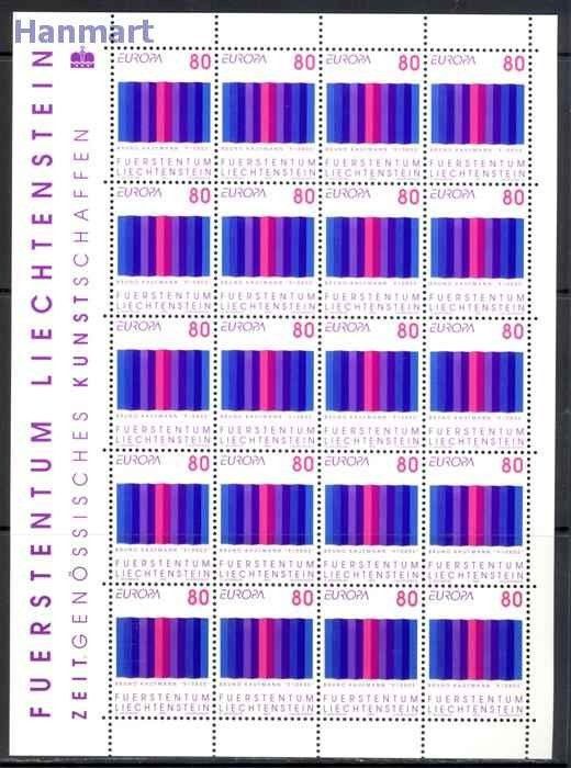 Znaczek Liechtenstein 1993 Mi ark 1054-1055 Czyste **